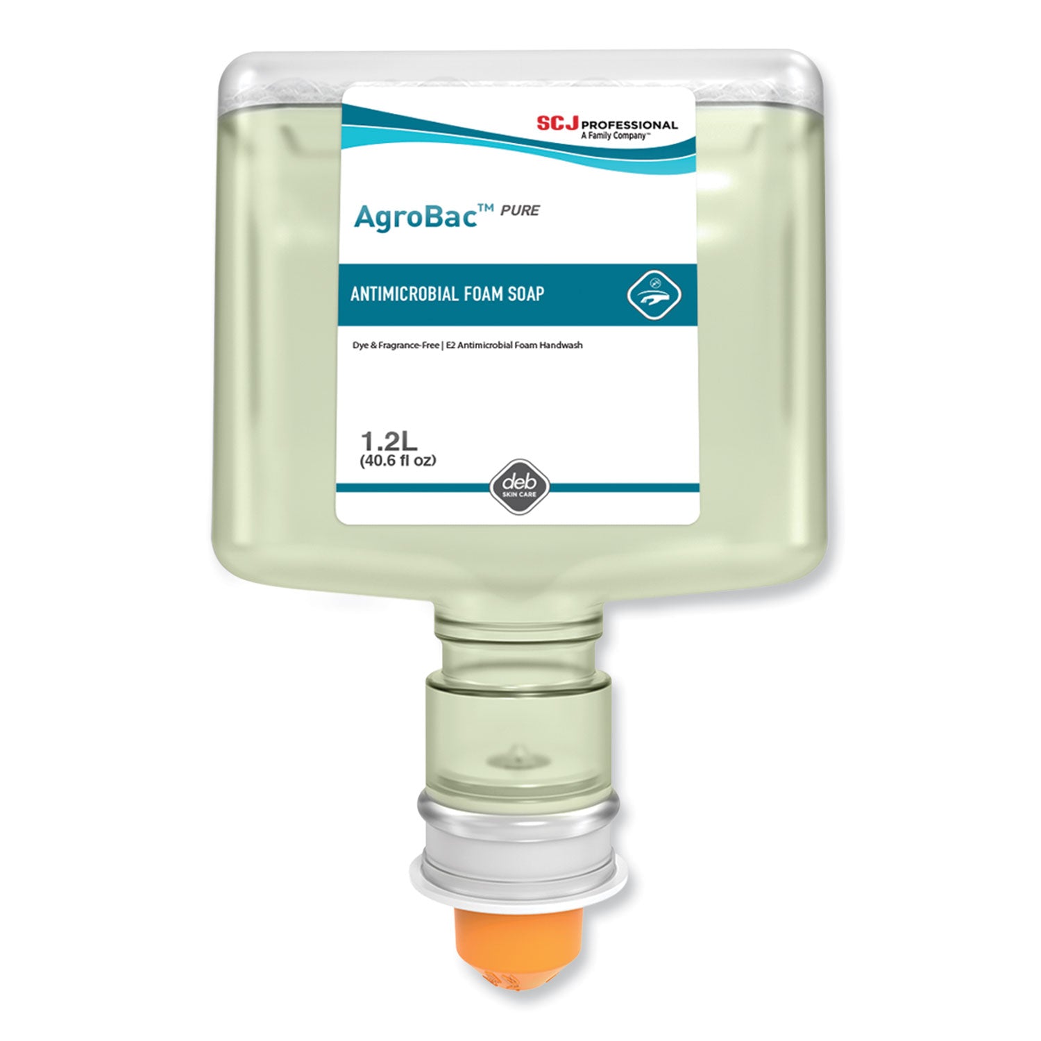 1.27 quart - Bacteria Remover - Hand - Antibacterial - Clear - Triclosan-free, Fragrance-free, Dye-free, Hygienic - 3 / Carton