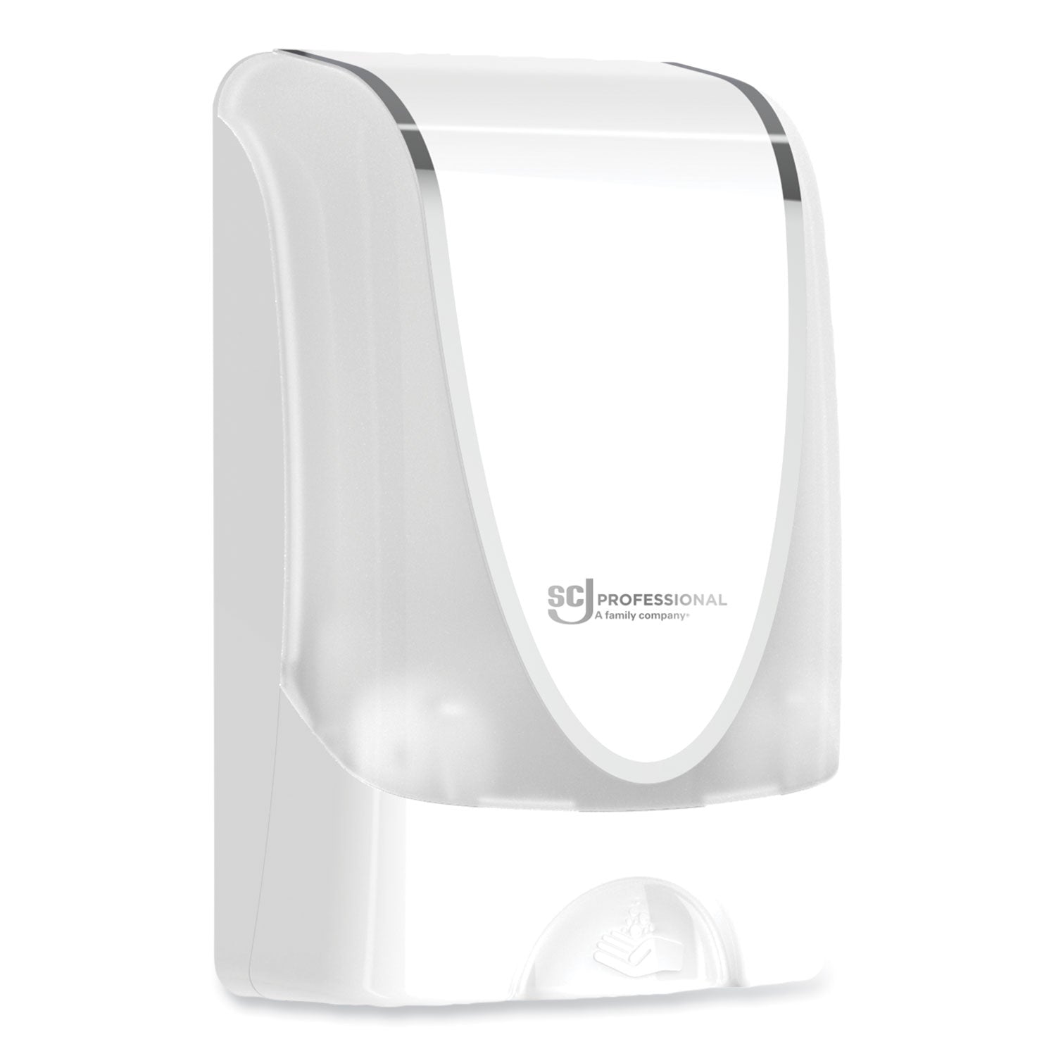 SC Johnson TouchFREE Ultra Dispenser - Automatic - 1.27 quart Capacity - Support 4 x D Battery - Touch-free, Wall Mountable - White - 1 Each