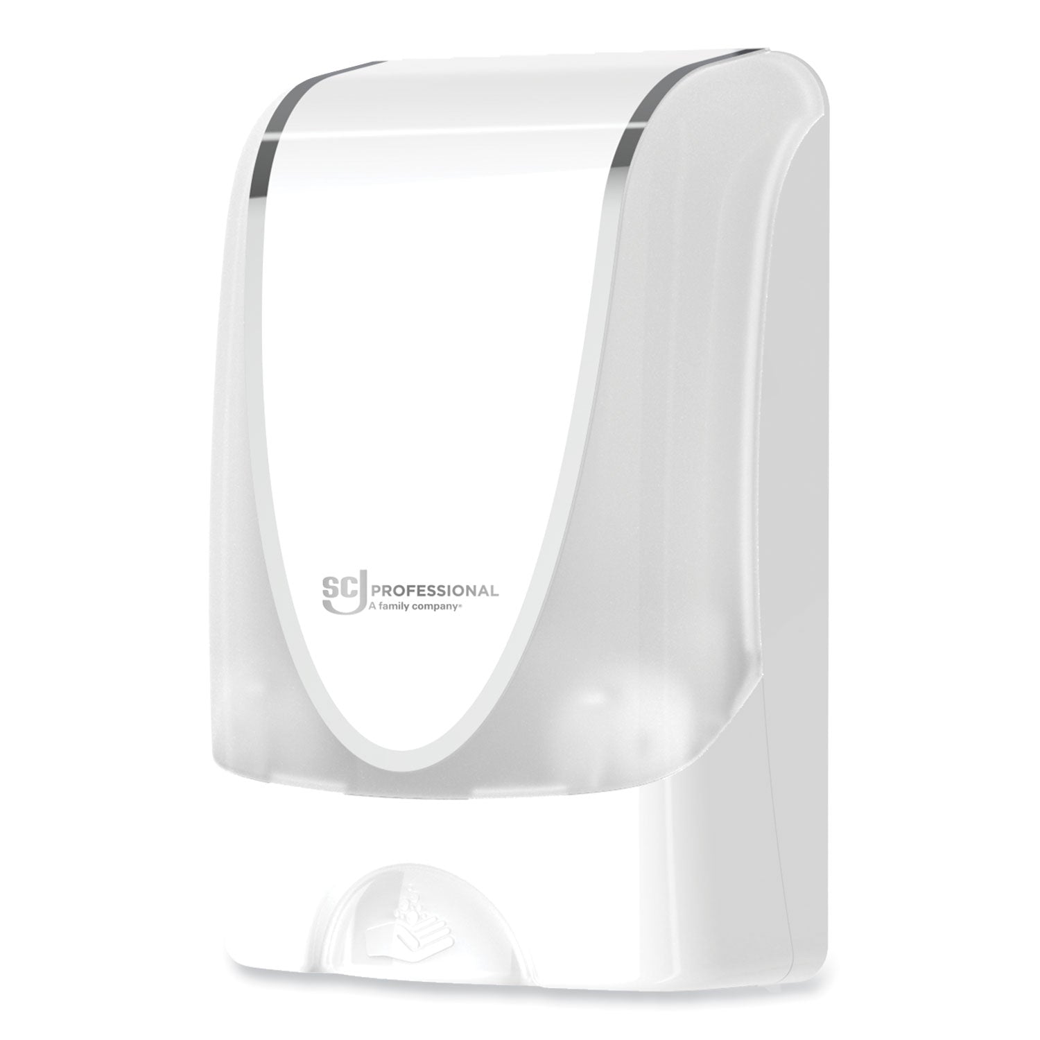 SC Johnson TouchFREE Ultra Dispenser - Automatic - 1.27 quart Capacity - Support 4 x D Battery - Touch-free, Wall Mountable - White - 1 Each