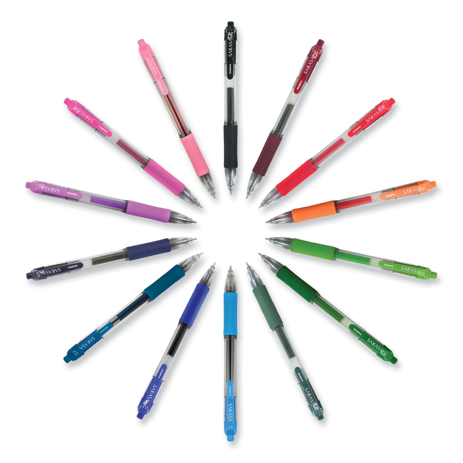Sarasa® Gel Retractable Gel Pens, Assorted 14-Pack