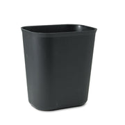 Rubbermaid Commercial 14 QT Fire-Resistant Wastebasket - 3.50 gal Capacity - Dent Resistant, Rust Resistant, Long Lasting, Chip Resistant - 12.3" Height x 8.3" Width x 11.1" Depth - Fiberglass - Black - 1 Each