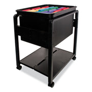 Folding Mobile File Cart