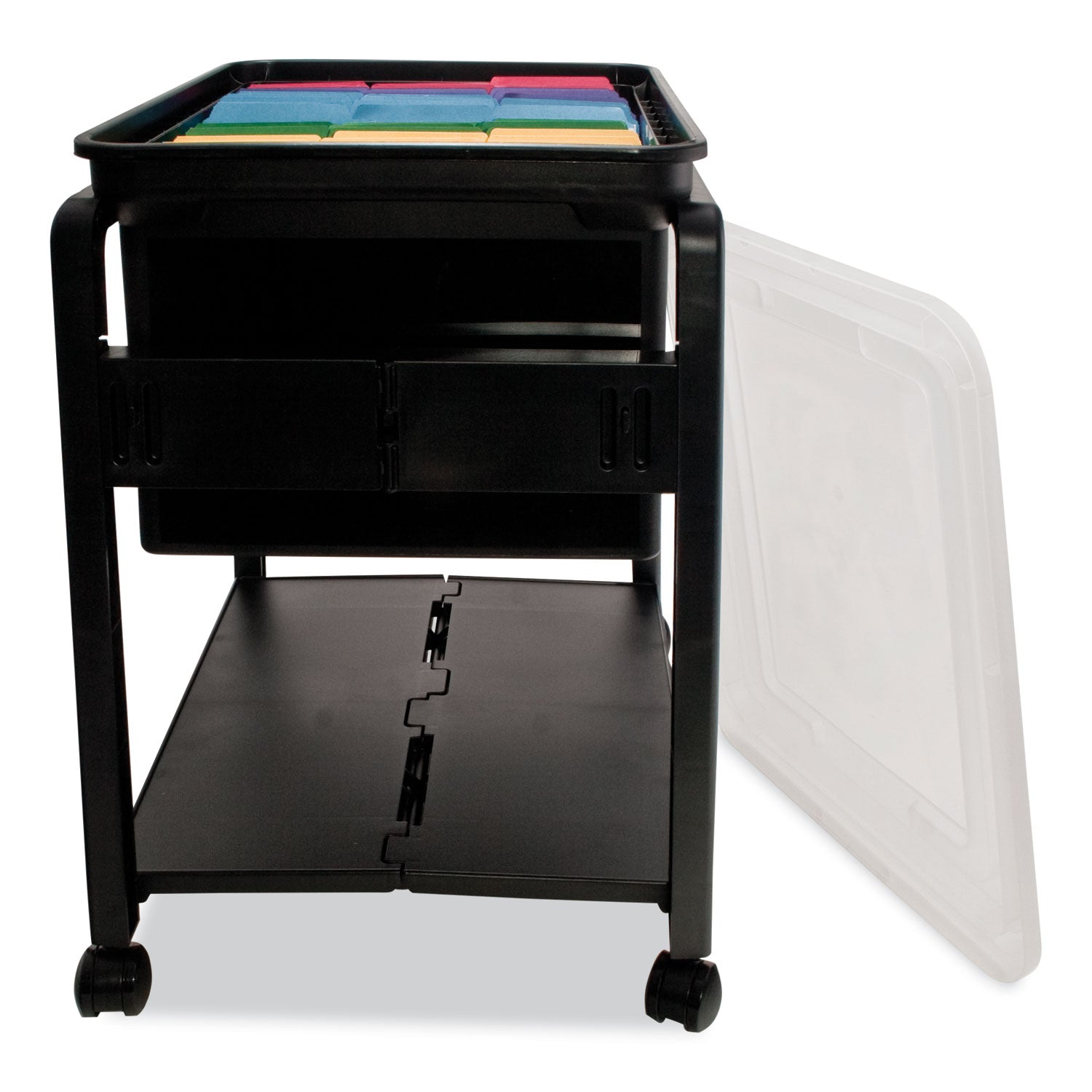 Folding Mobile File Cart