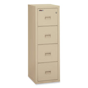 17.7" Width x 22.1" Depth x 52.8" Height - 4 x Drawer(s) for File - Letter, Legal - Fire Resistant - Parchment - Powder Coated - Steel