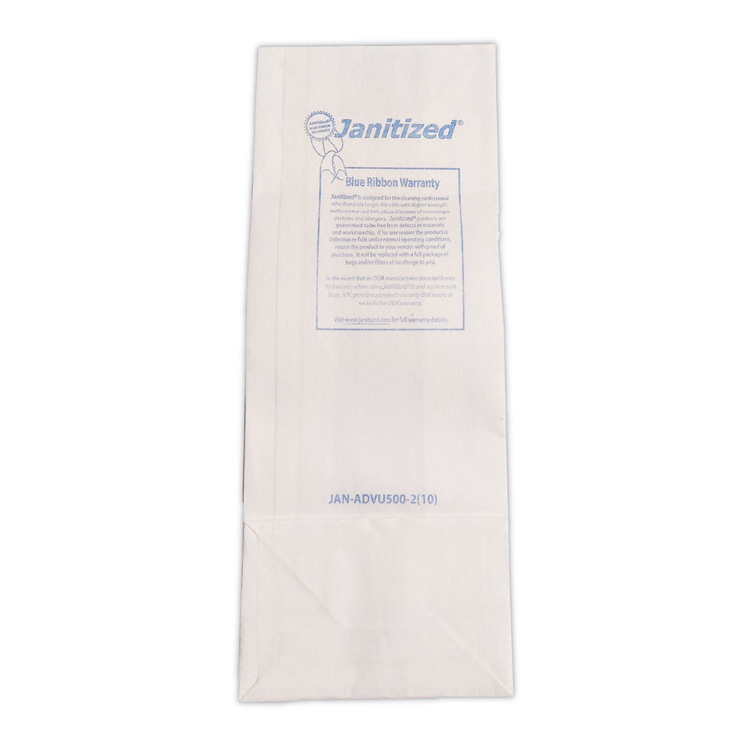 Vacuum Filter Bags Designed To Fit Advance Vu500/triple S Triumph, 100/carton