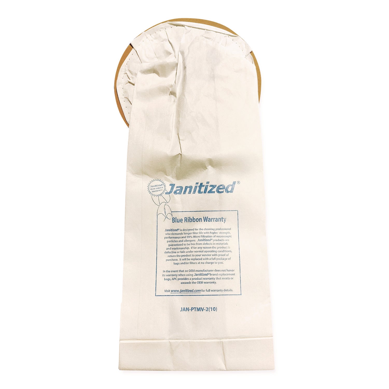 Vacuum Filter Bags Designed to Fit ProTeam 10 qt Super Coach/MegaVac, 100/Carton