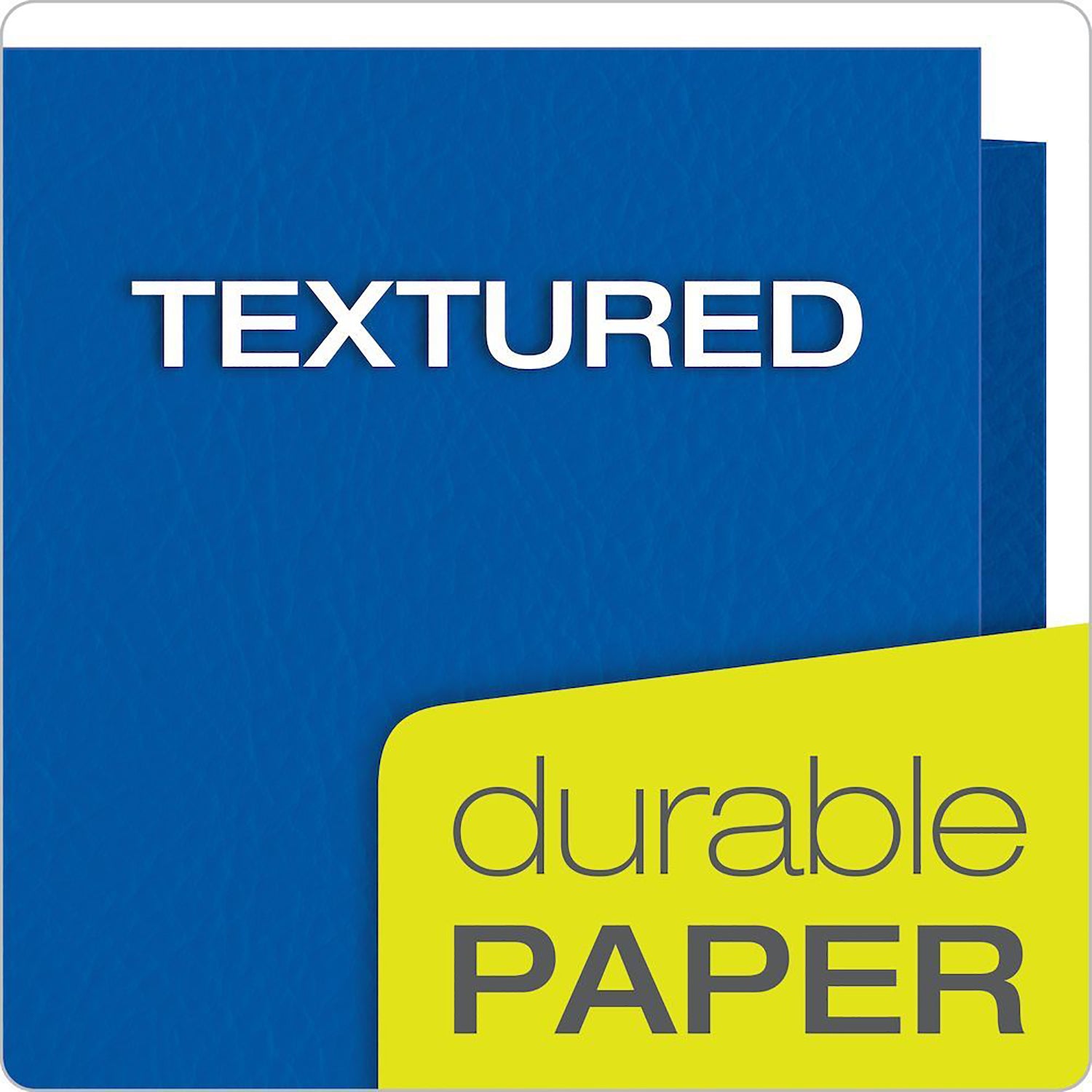 Twin Pocket Folders, Letter Size, Royal Blue, Box of 25