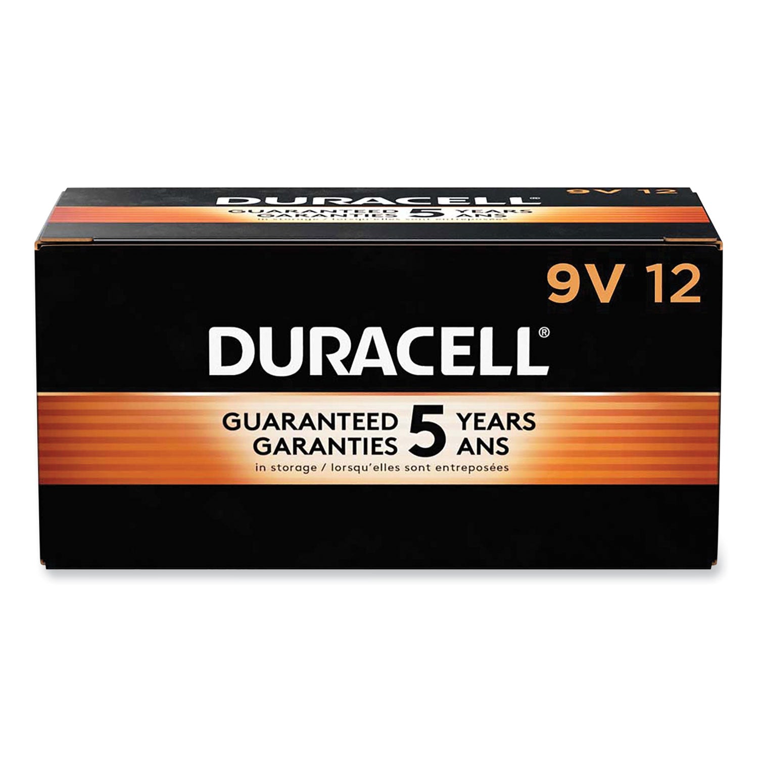 MN1604BKD Duracell, MN1604 Alkaline Battery, 9V, Coppertop, 12PK