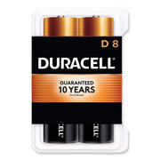 Duracell Coppertop Alkaline D Batteries - For Multipurpose - D - 1.5 V DC - 8 / Pack