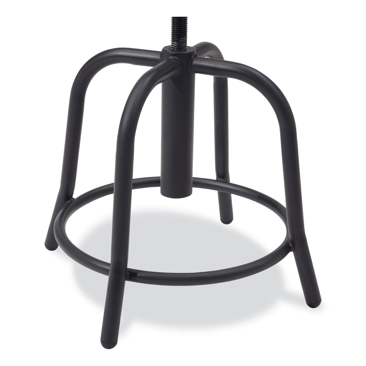 NPS® 18”-25” Height Adjustable Designer Stool, Surface Color: Burgundy, Frame Color: Black