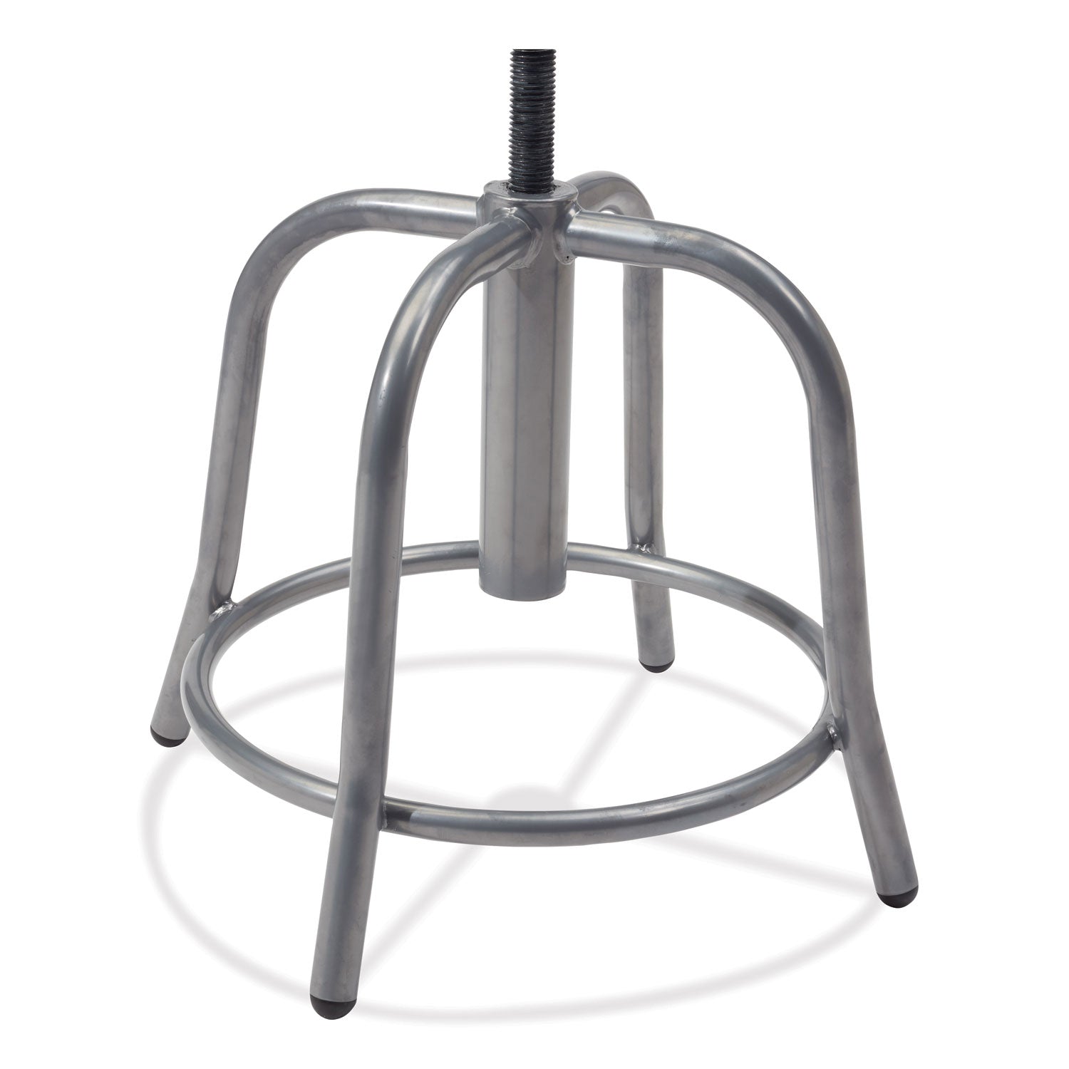 NPS® 18”-25” Height Adjustable Designer Stool, Surface Color: Blueberry, Frame Color: Grey