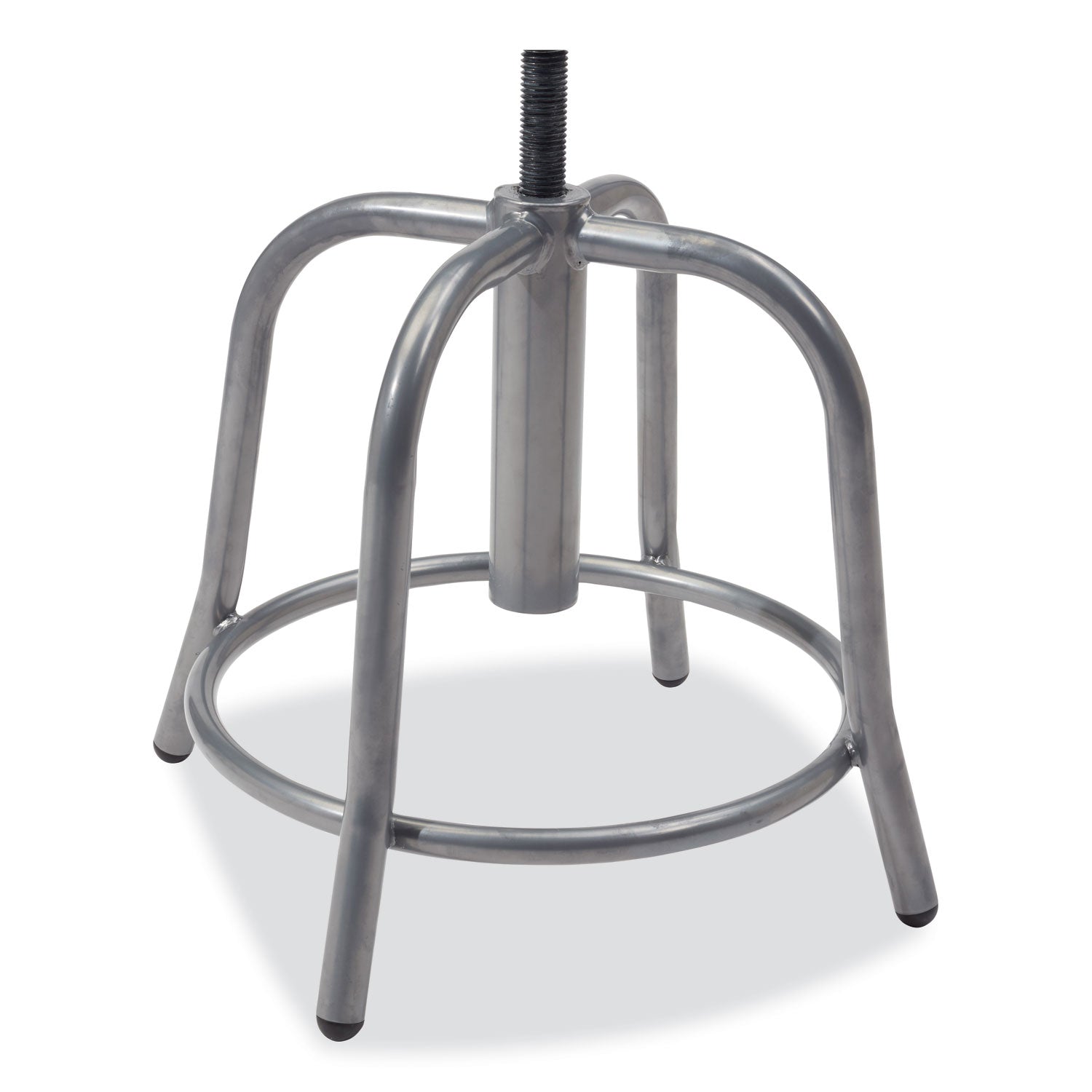 NPS® 18”-25” Height Adjustable Designer Stool, Surface Color: Burgundy, Frame Color: Grey