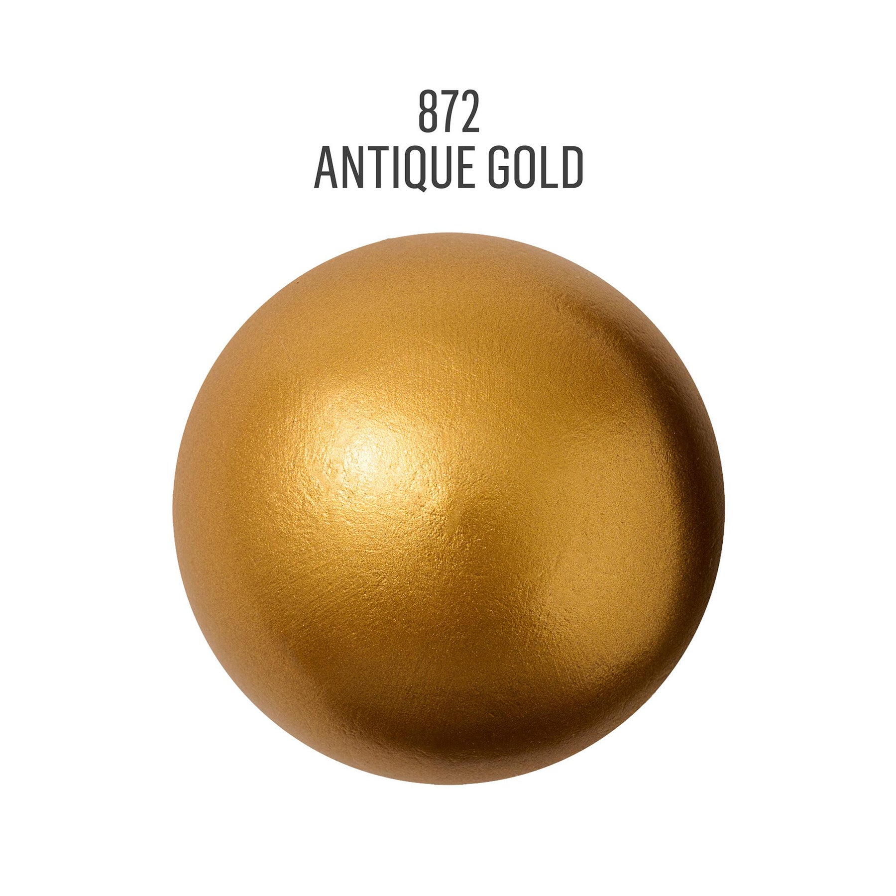 Acrylic Paint Metallic, 8oz., Antique Gold Metallic