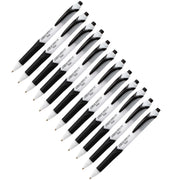 GlideWrite Ballpoint Pen with TechniFlo Ink, (1.0mm) Medium Line, Black, 1 Dozen