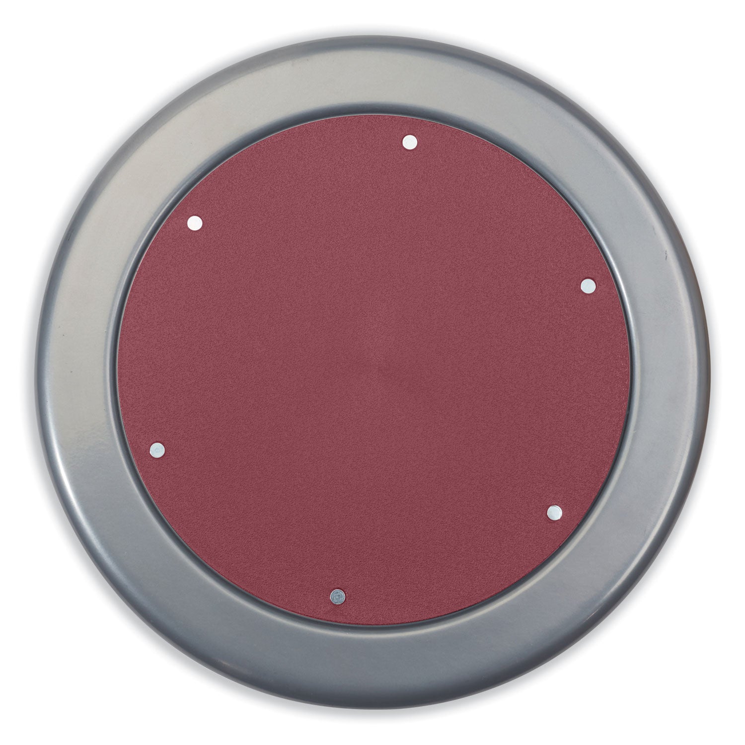NPS® 18”-25” Height Adjustable Designer Stool, Surface Color: Burgundy, Frame Color: Grey