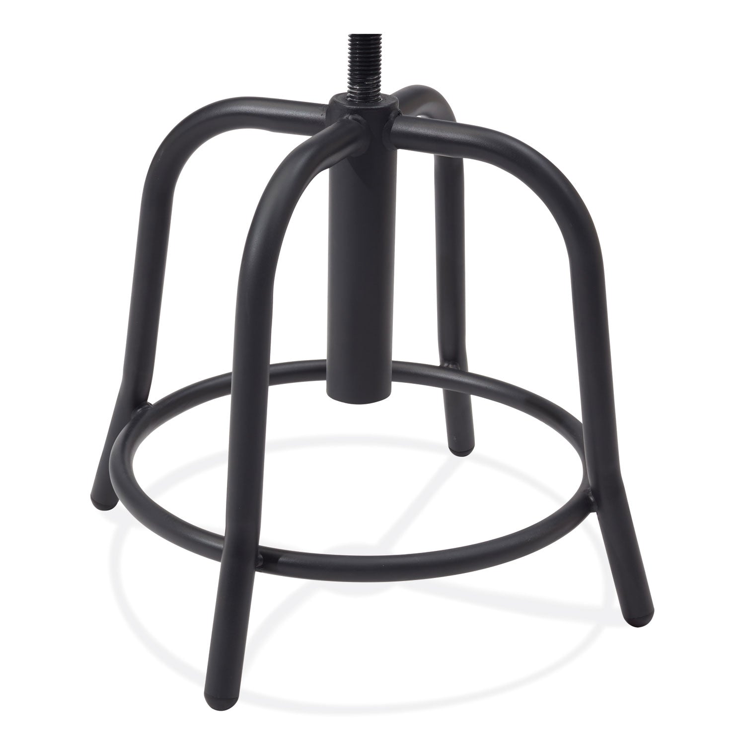 NPS® 18”-25” Height Adjustable Designer Stool, Surface Color: Blueberry, Frame Color: Black