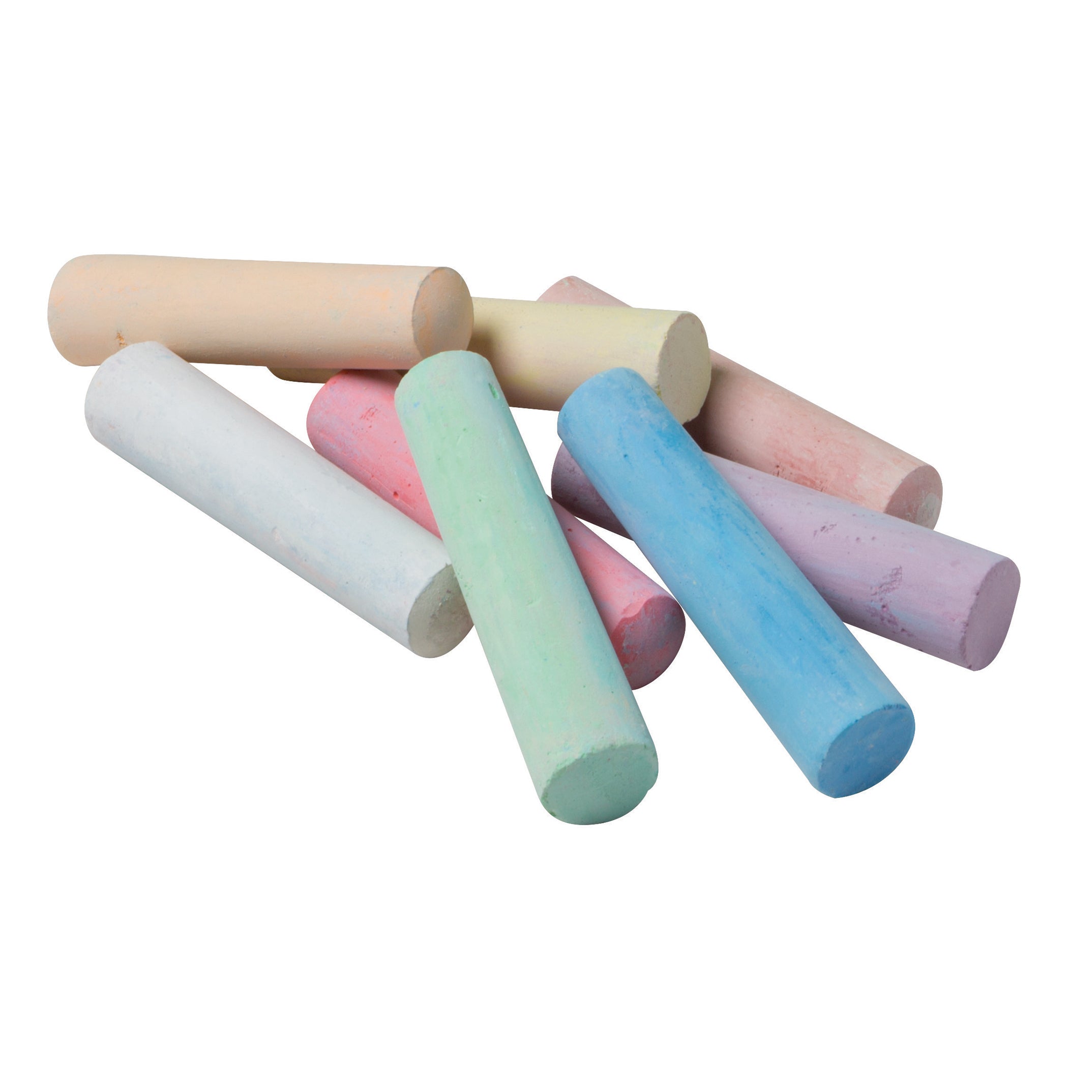 Sidewalk Chalk, Assorted Colors, 4", 20 Pieces