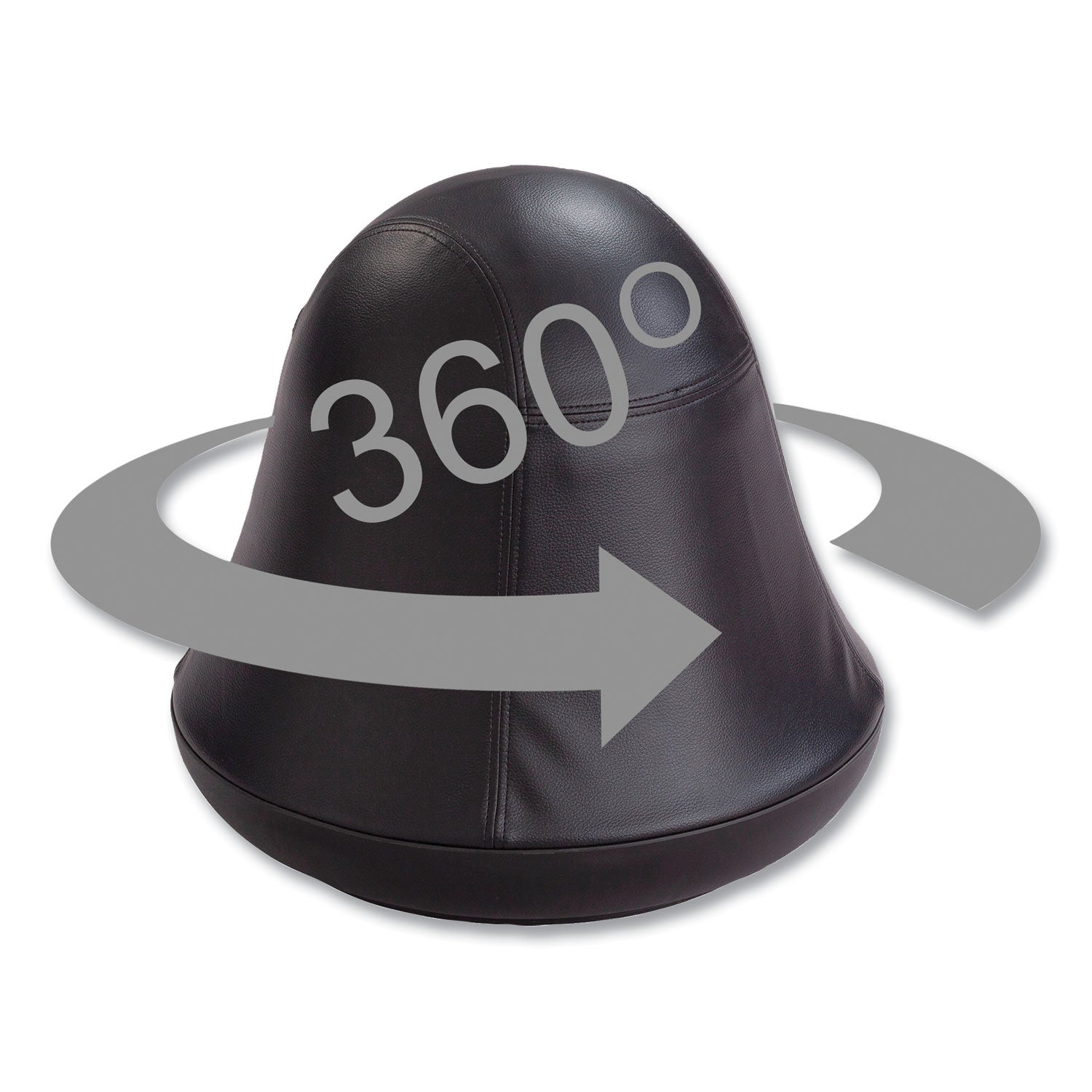Chair Runtz Swivel Blk Vinyl