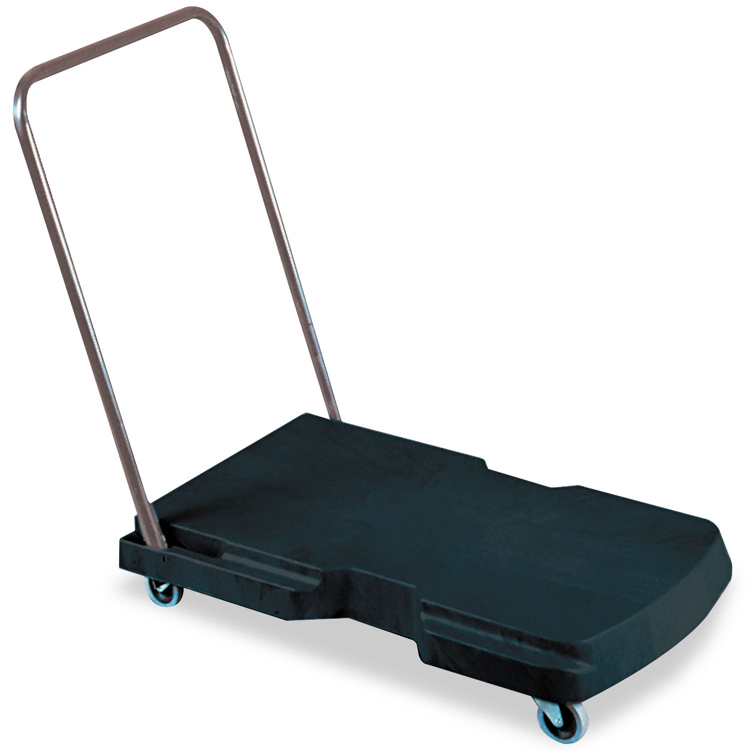 Folding Handle - 250 lb Load Capacity - 4 Casters - 3" Caster Size - High-density Polyethylene (HDPE) - 20.50" Width x 32.50" Height - Gray, Black - 1 Each