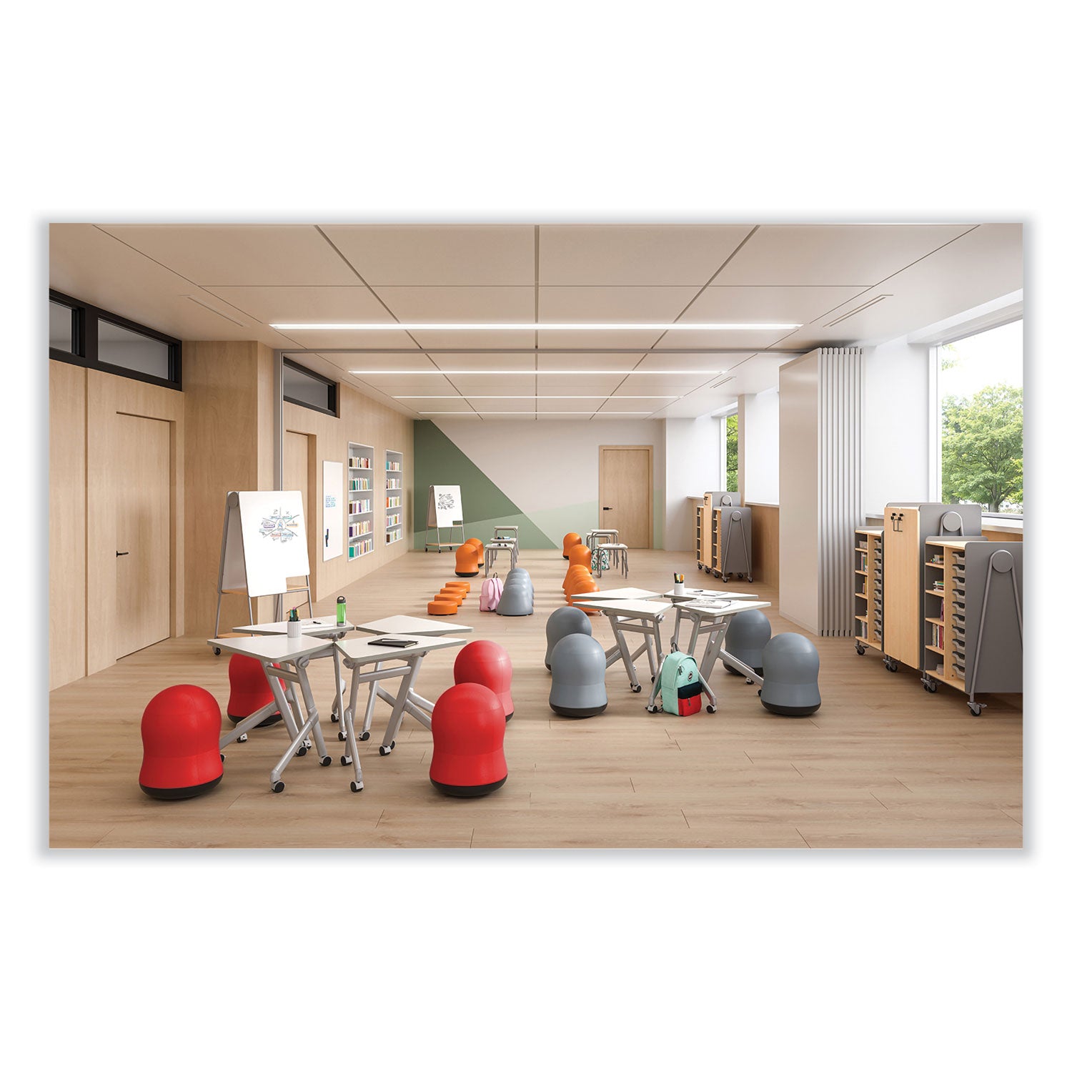 Zenergy Swivel Red Vinyl