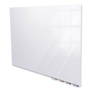 Ghent Aria Low Profile Glass Whiteboard - 36" (3 ft) Width x 24" (2 ft) Height - Tempered Glass Surface - White Back - Rectangle - Horizontal/Vertical - Magnetic - Square Corner, Recyclable - 1 Each - TAA Compliant