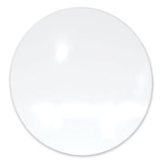 Coda Low Profile Circular Magnetic Glassboard, 24" x 24", White Surface