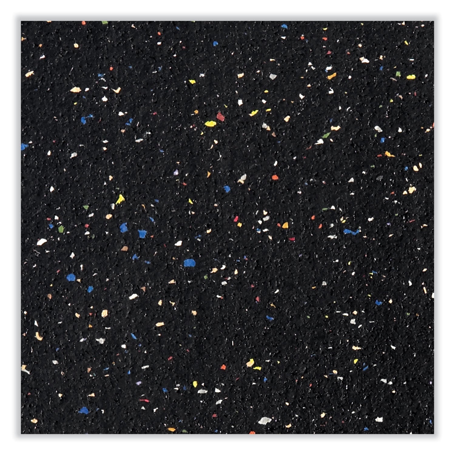 Ghent Confetti Rubber Tackboard - 48" Board Height x 96" Board Width - Rubber Surface - Self-healing, Stain Resistant, Fade Resistant - Aluminum Frame - 1 Each