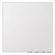 Ghent Magnetic Aria - Horizontal - 60" (5 ft) Width x 36" (3 ft) Height - White Tempered Glass Surface - Rectangle - Horizontal - Magnetic - Eraser Included - 1 Each