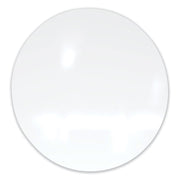Coda Low Profile Circular Magnetic Glassboard, 36" x 36", White Surface