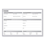 Ghent Healthcare Whiteboard - 24" (2 ft) Width x 18" (1.5 ft) Height - White Steel Surface - Satin Aluminum Frame - Rectangle - Horizontal - Magnetic - Stain Resistant, Ghost Resistant, Fade Resistant, Accessory Tray - 1 Each - TAA Compliant