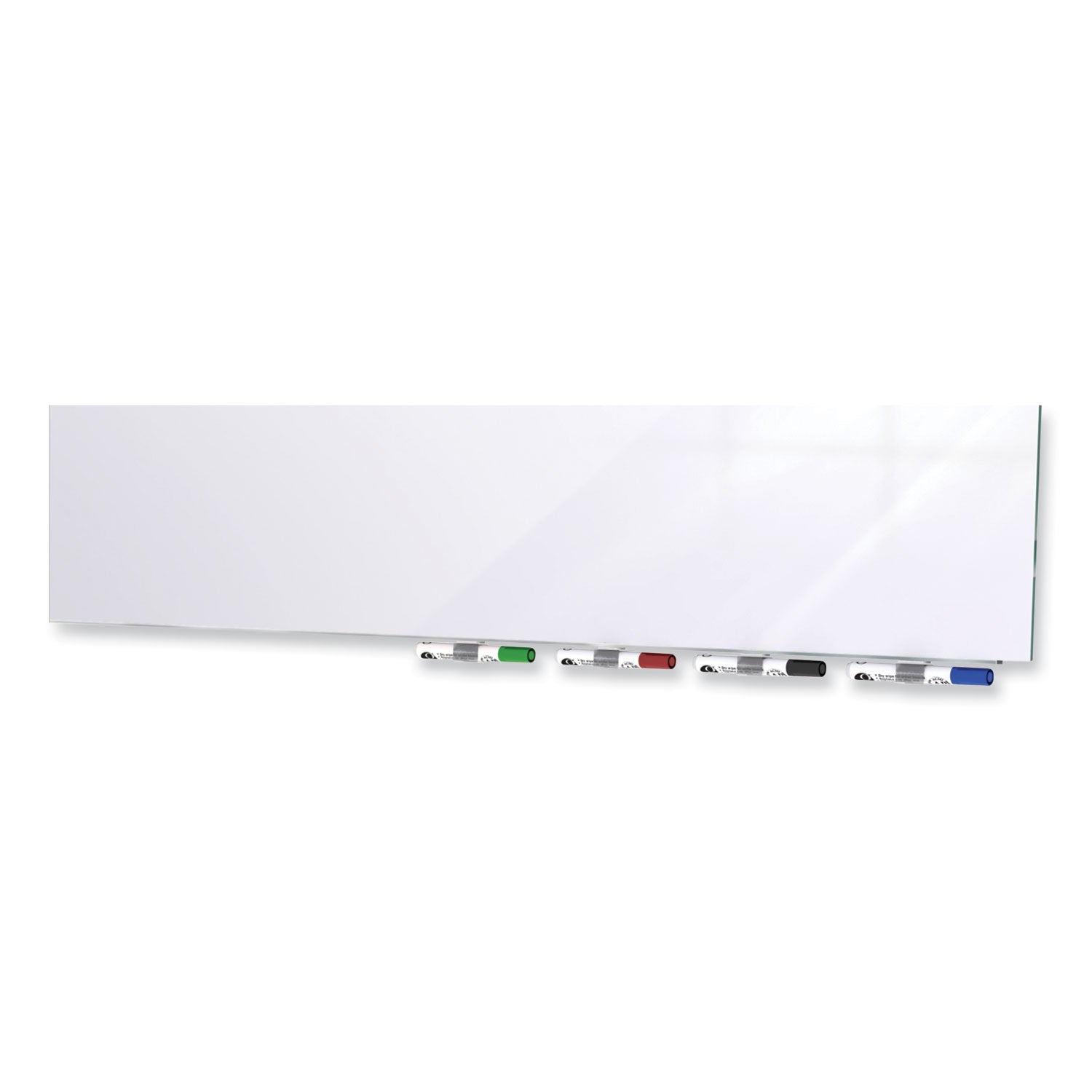 Ghent Magnetic Aria - Horizontal - 60" (5 ft) Width x 36" (3 ft) Height - White Tempered Glass Surface - Rectangle - Horizontal - Magnetic - Eraser Included - 1 Each