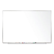 72" (6 ft) Width x 48" (4 ft) Height - Porcelain Enameled Steel Surface - Aluminum Frame - Magnetic - Stain Resistant, Dent Resistant, Scratch Resistant - 1 Each