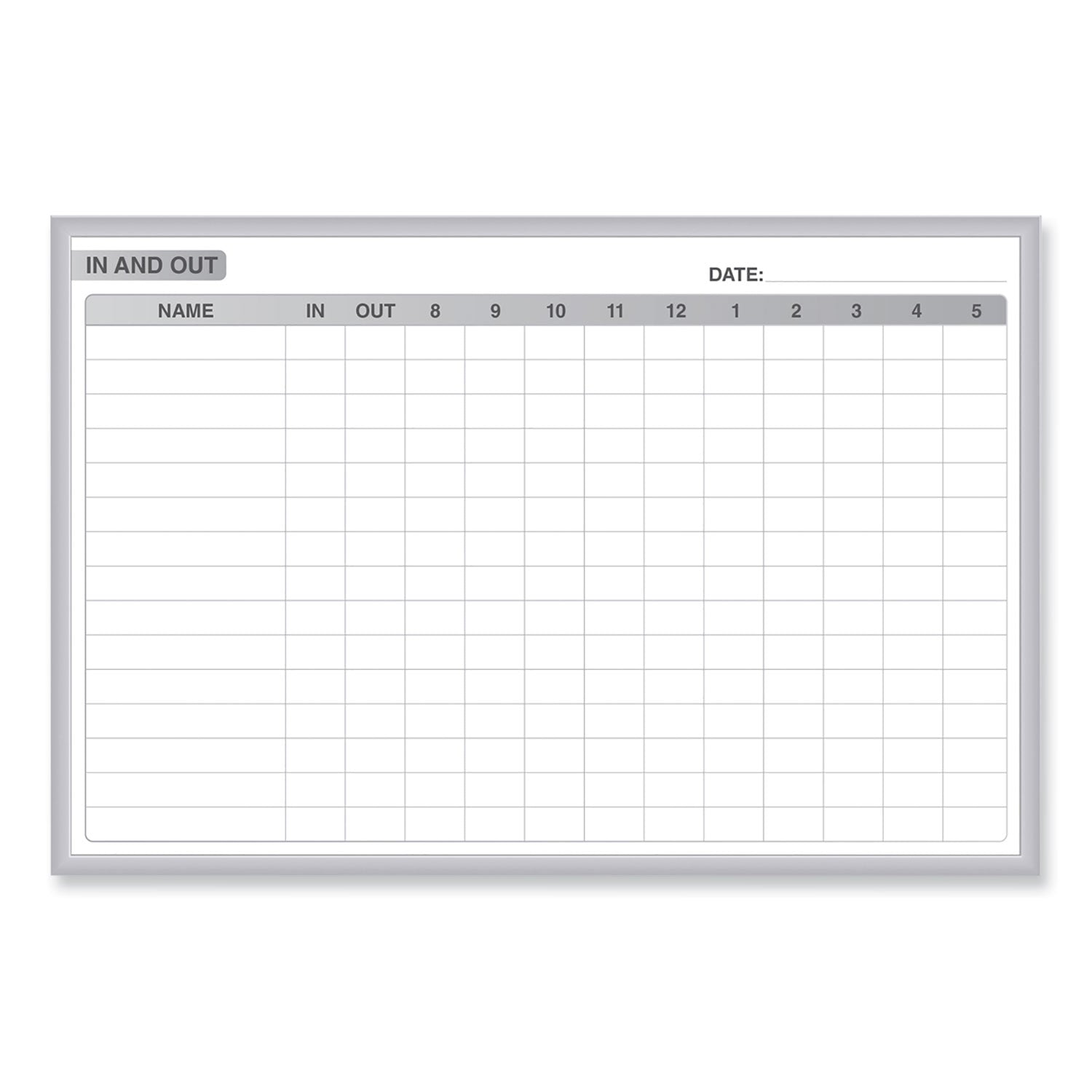 Ghent Dry Erase Board, 72" x 48", White Steel Surface, Satin Aluminum Frame, Magnetic, Stain/Ghost/Fade Resistant, Accessory Tray, 1 Each