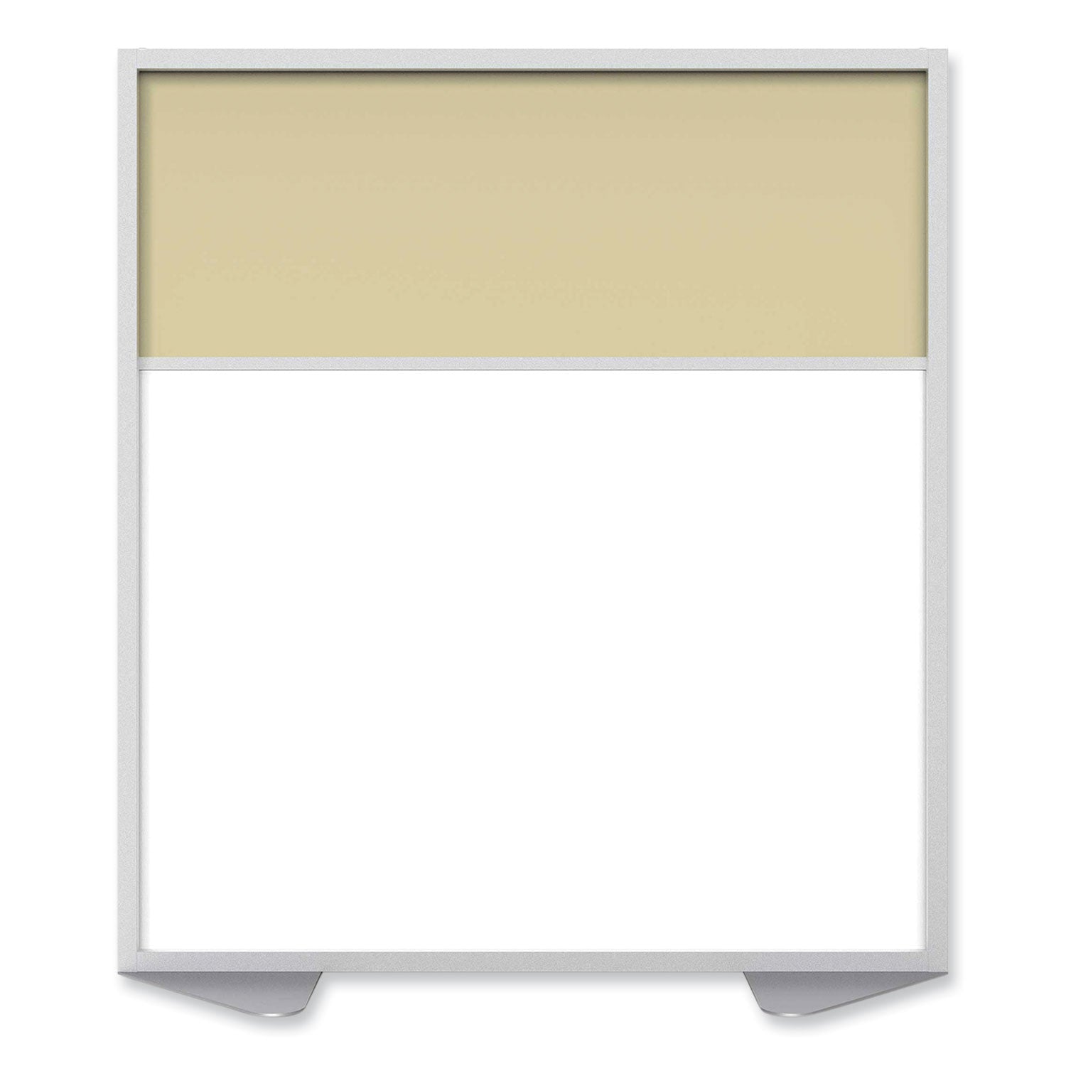 Ghent Partition, 48" x 54", Aluminum Frame, Porcelain & Vinyl, Caramel, 1 Each