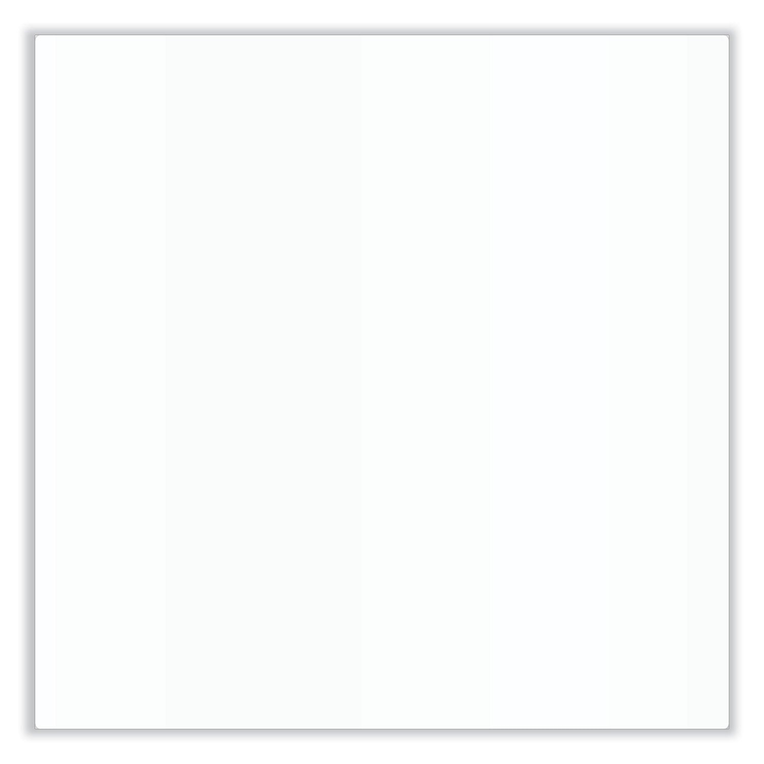 Ghent Aria Low Profile Glass Whiteboard - 96" (8 ft) Width x 48" (4 ft) Height - Tempered Glass Surface - White Back - Rectangle - Horizontal/Vertical - Magnetic - Square Corner, Recyclable - 1 Each - TAA Compliant