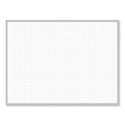 Ghent Verona Markerboard - 48" (4 ft) Width x 36" (3 ft) Height - Melamine Surface - Aluminum Frame - Durable, Non-magnetic - 1 Each