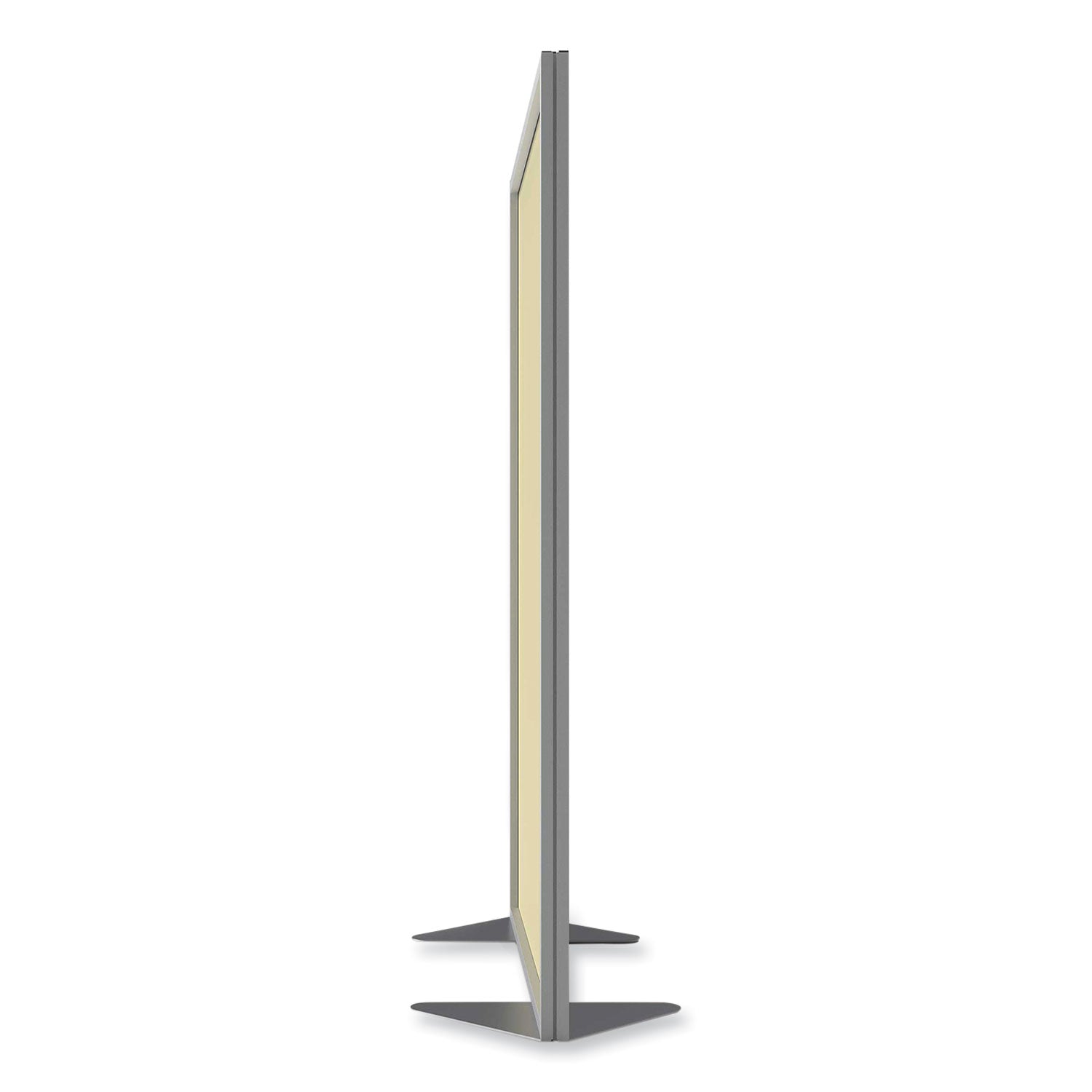 Ghent Partition, 48" x 72", Aluminum Frame, Porcelain & Vinyl, Caramel, 1 Each