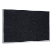 Ghent Confetti Rubber Tackboard - 24" Board Height x 36" Board Width - Rubber Surface - Self-healing, Stain Resistant, Fade Resistant - Aluminum Frame - 1 Each