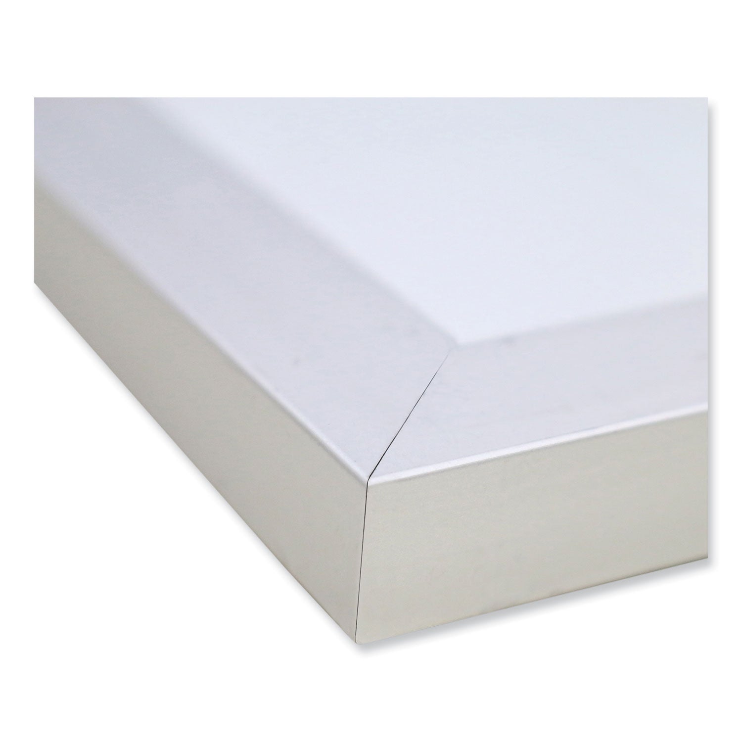 72" (6 ft) Width x 48" (4 ft) Height - Porcelain Enameled Steel Surface - Aluminum Frame - Magnetic - Stain Resistant, Dent Resistant, Scratch Resistant - 1 Each