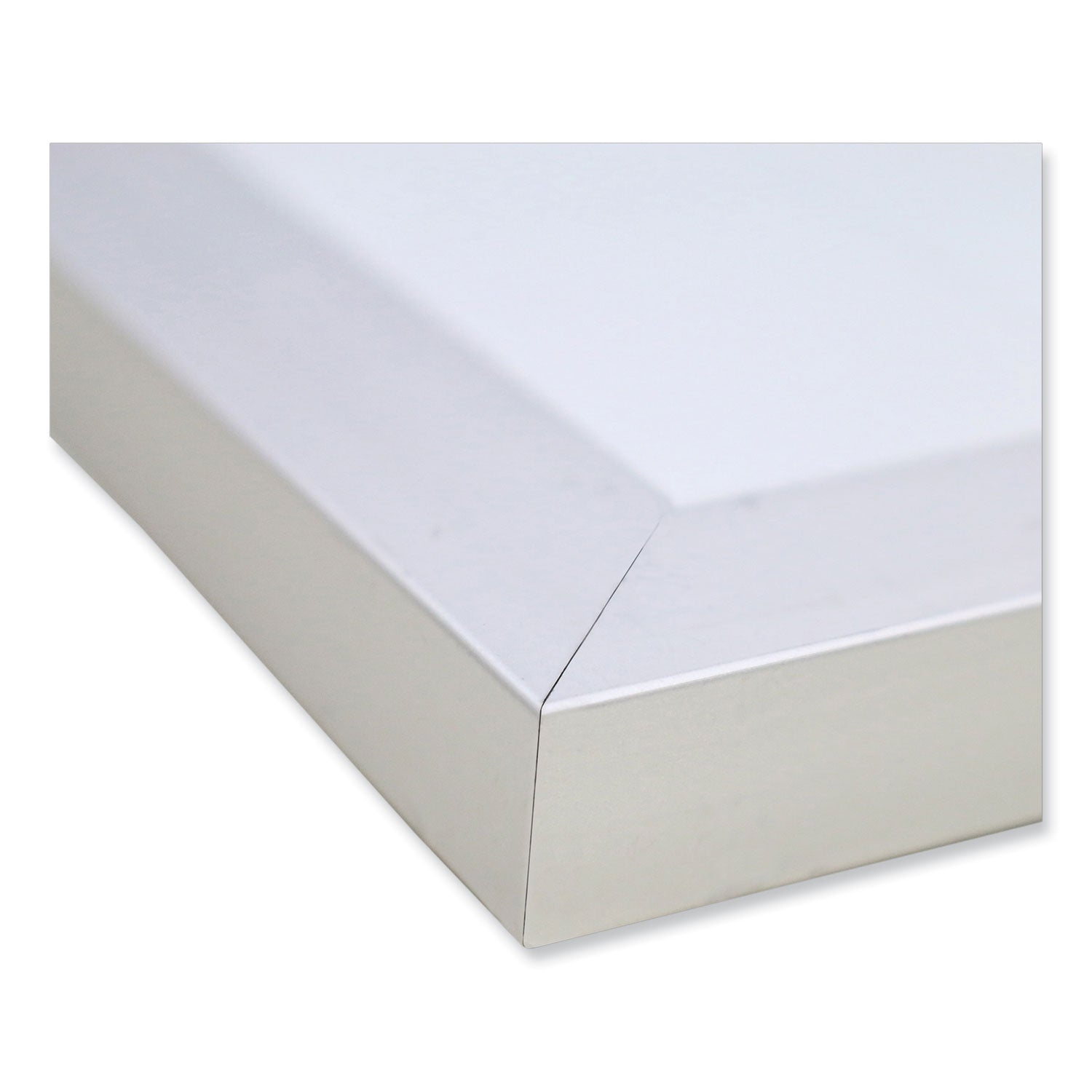 96" (8 ft) Width x 48" (4 ft) Height - Porcelain Enameled Steel Surface - Aluminum Frame - Magnetic - Stain Resistant, Dent Resistant, Scratch Resistant - 1 Each