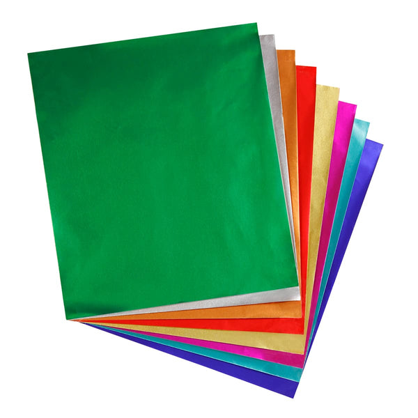 Metallic Paper - 10 sheets, 10"x13", 2 each of 5 asst'd colors