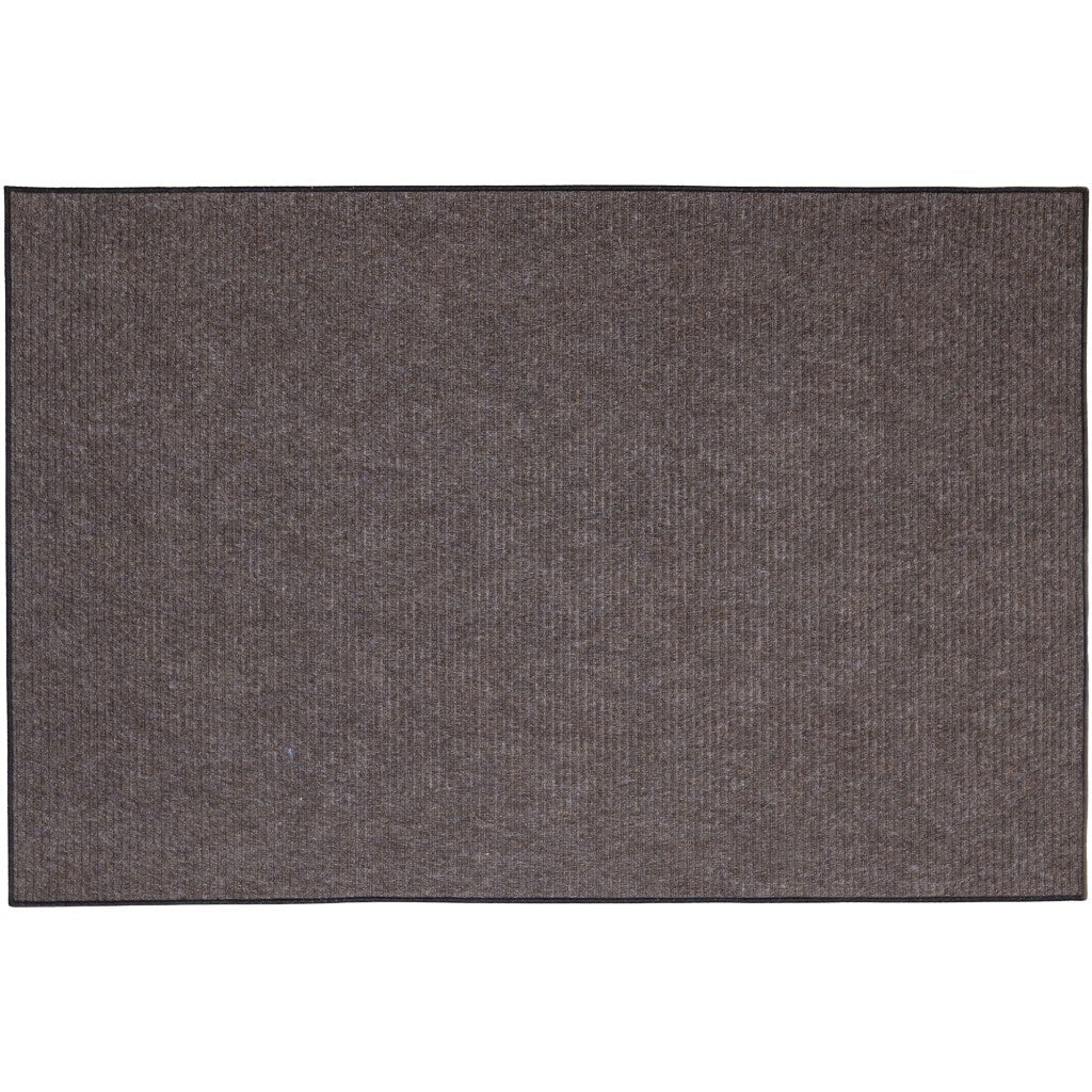 All Season Seaside Outdoor Indoor Slip Resistant UV Tested Rug - 7ft 6in x 12ft - Rectangle - Weathered Brown