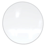 Coda Low Profile Circular Non-Magnetic Glassboard, 24" x 24", White Surface