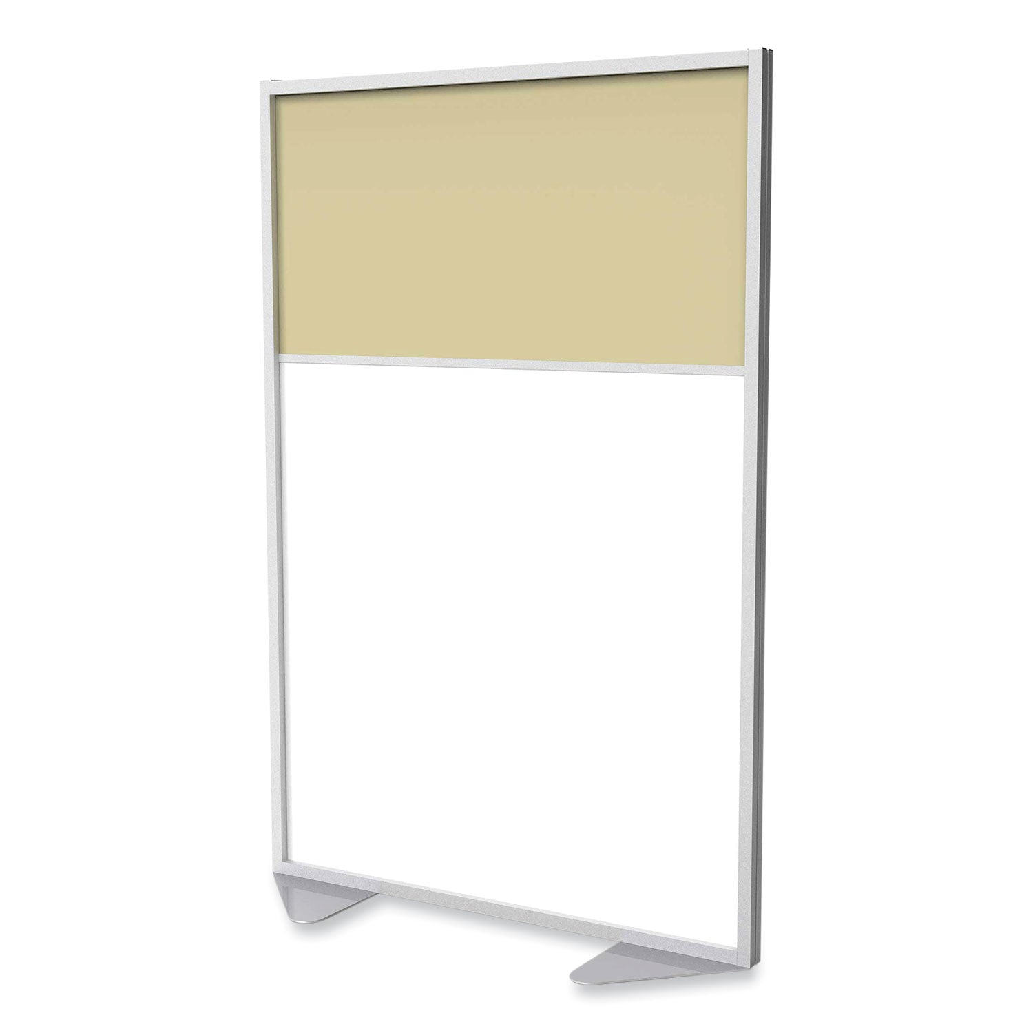 Ghent Partition, 48" x 72", Aluminum Frame, Porcelain & Vinyl, Caramel, 1 Each