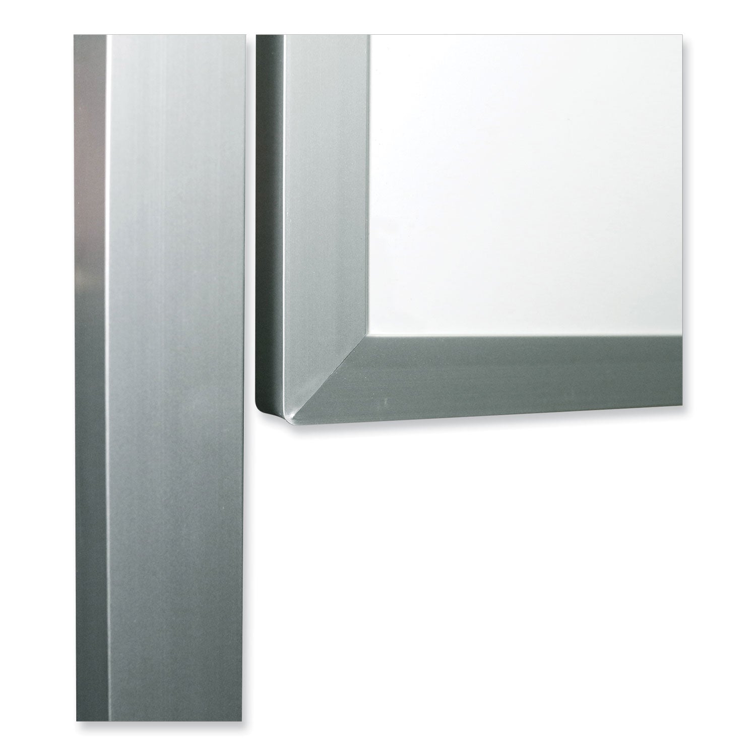 Ghent Dry Erase Board - 72" (6 ft) Width x 48" (4 ft) Height - White Porcelain Surface - Satin Aluminum Frame - Rectangle - Vertical - Magnetic - Assembly Required - 1 Each