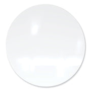 Coda Low Profile Circular Non-Magnetic Glassboard, 48" x 48", White Surface