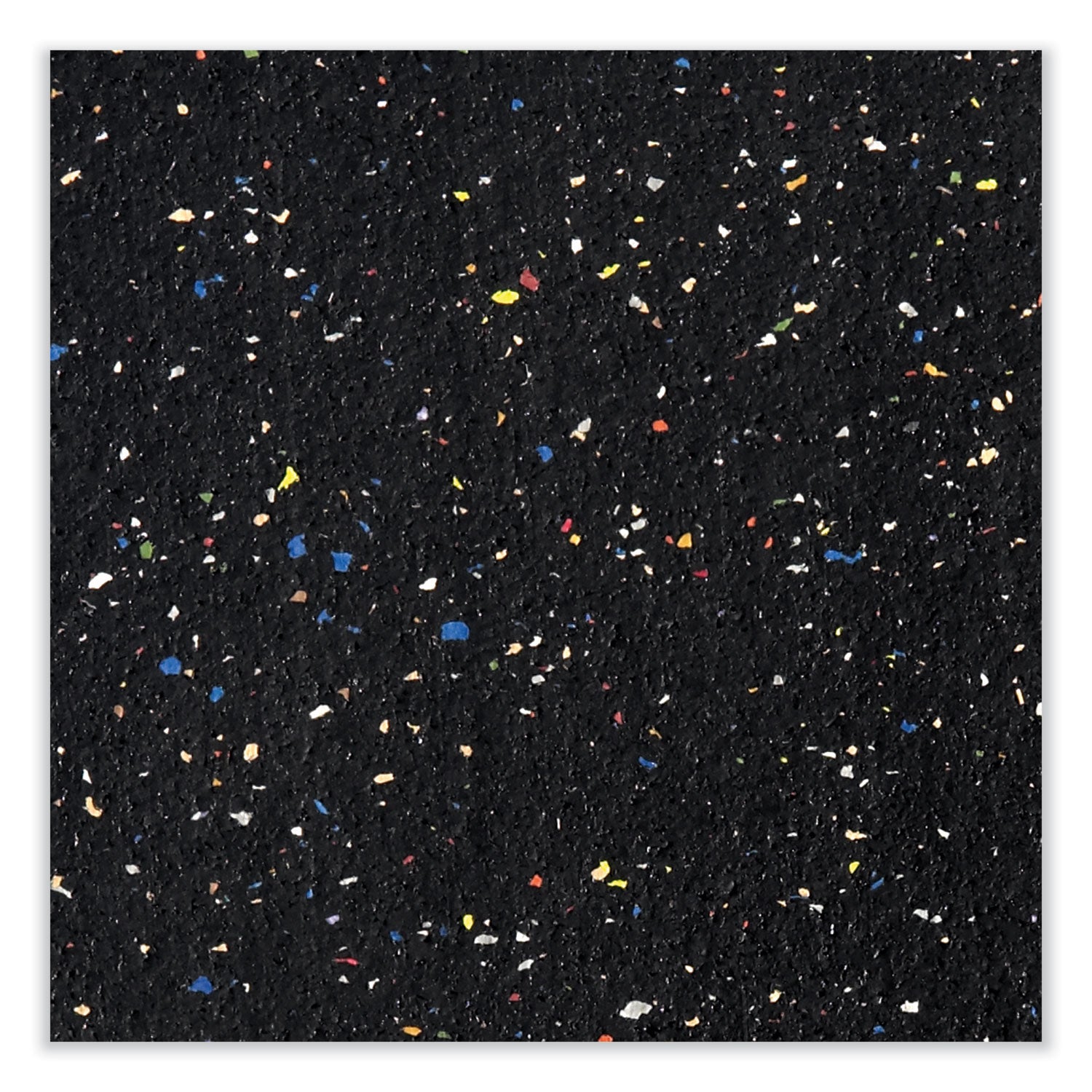 Ghent Confetti Rubber Tackboard - 24" Board Height x 36" Board Width - Rubber Surface - Self-healing, Stain Resistant, Fade Resistant - Aluminum Frame - 1 Each
