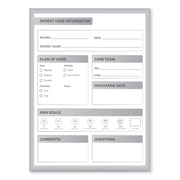 Ghent Healthcare Whiteboard - 24" (2 ft) Width x 18" (1.5 ft) Height - White Steel Surface - Satin Aluminum Frame - Rectangle - Vertical - Magnetic - Stain Resistant, Ghost Resistant, Fade Resistant, Accessory Tray - 1 Each - TAA Compliant