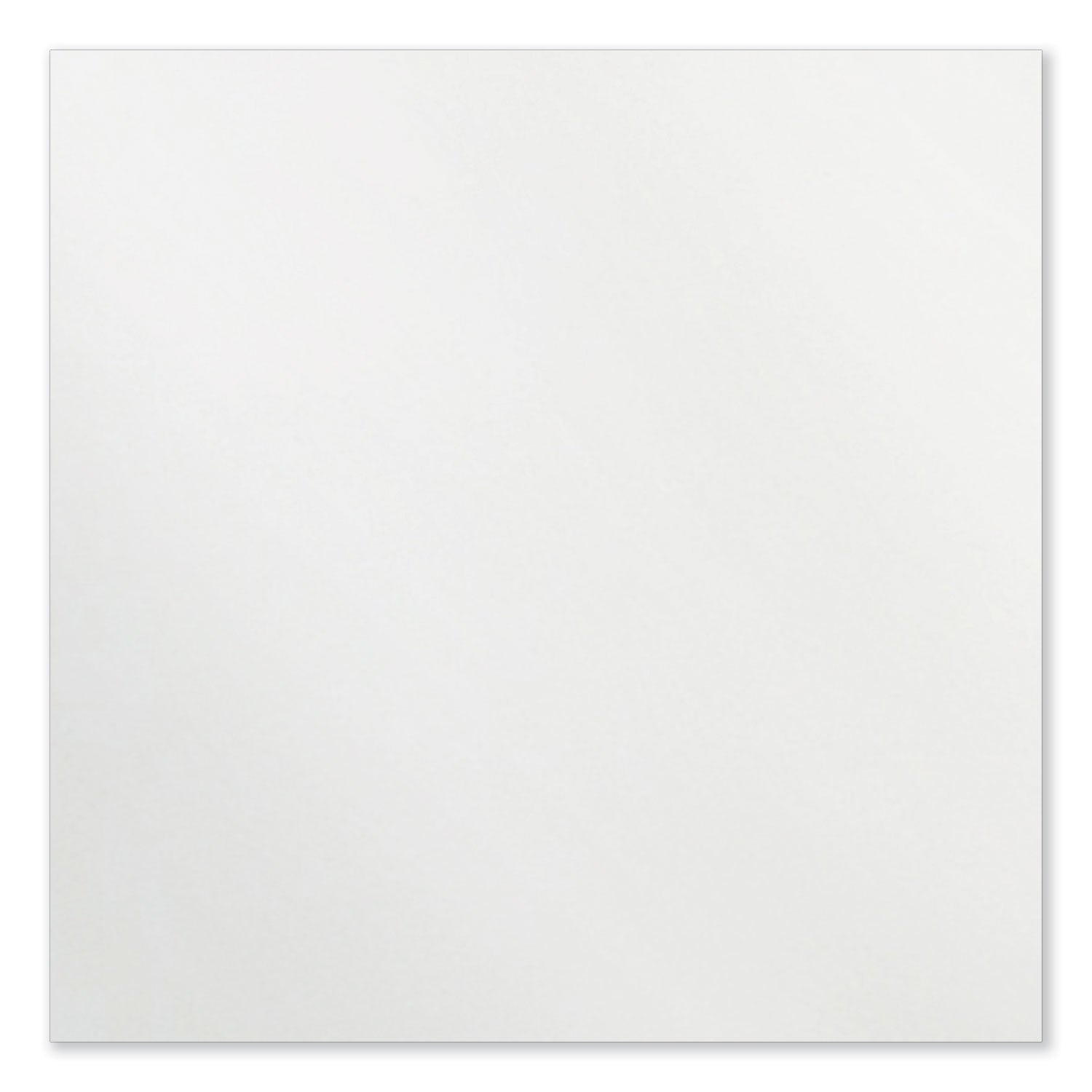 Coda Low Profile Circular Non-Magnetic Glassboard, 24" x 24", White Surface