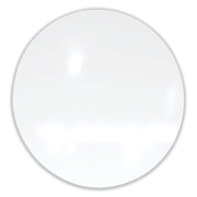 Coda Low Profile Circular Non-Magnetic Glassboard, 36" x 36", White Surface